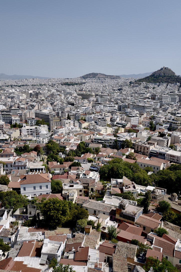 アテネの街並み.