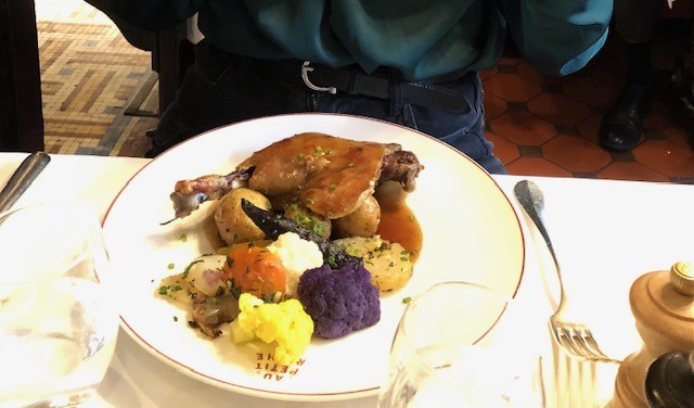 オウ・プティ・リッシュの鴨料理