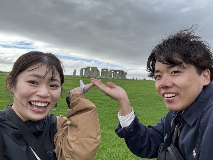 ストーンヘンジにて