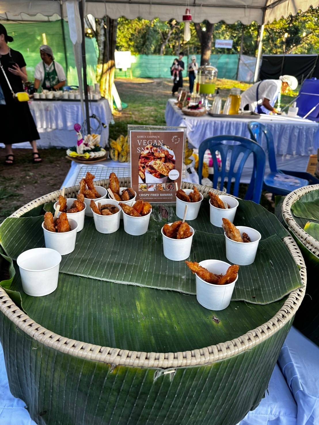 バイキング会場にて