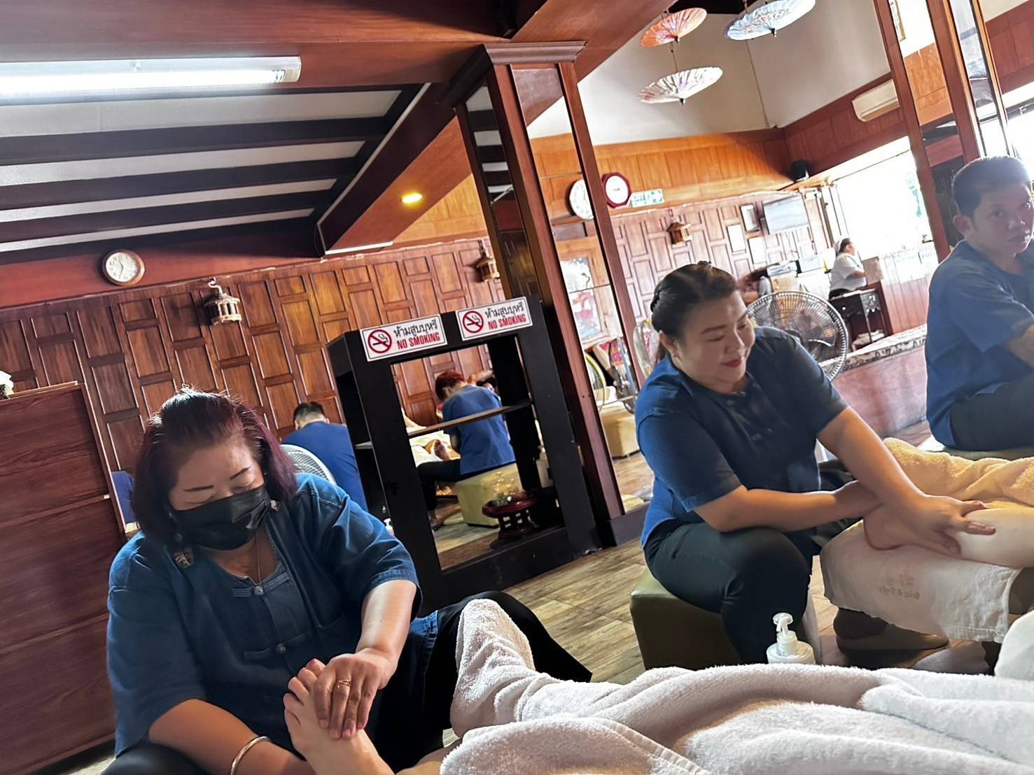 マッサージで癒しの時間