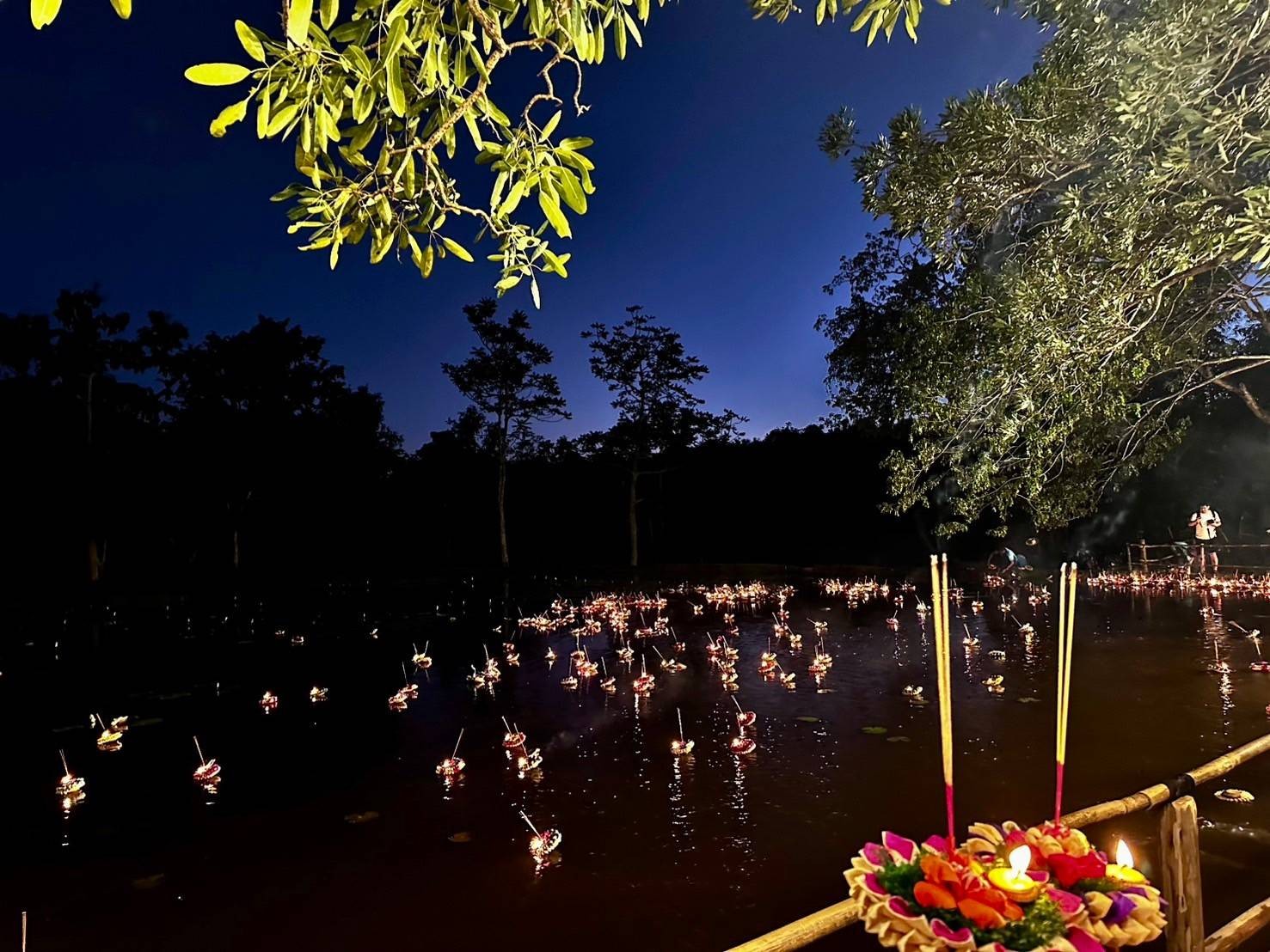 灯籠流しも素敵でした