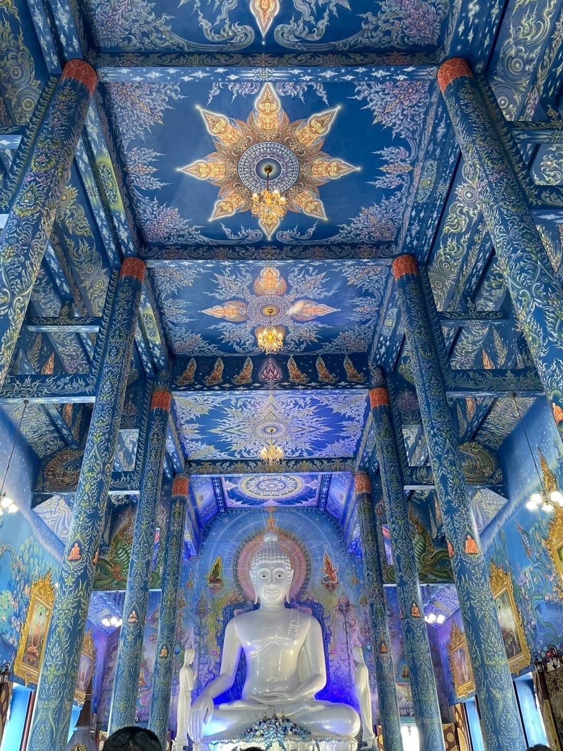 Blue temple