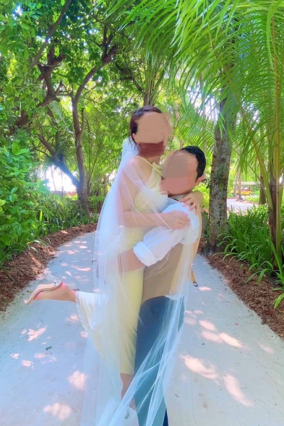 どこを切り取っても美しい風景のなかでウェディングフォト撮影