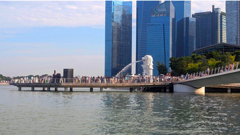 クルーズ船から見た景色