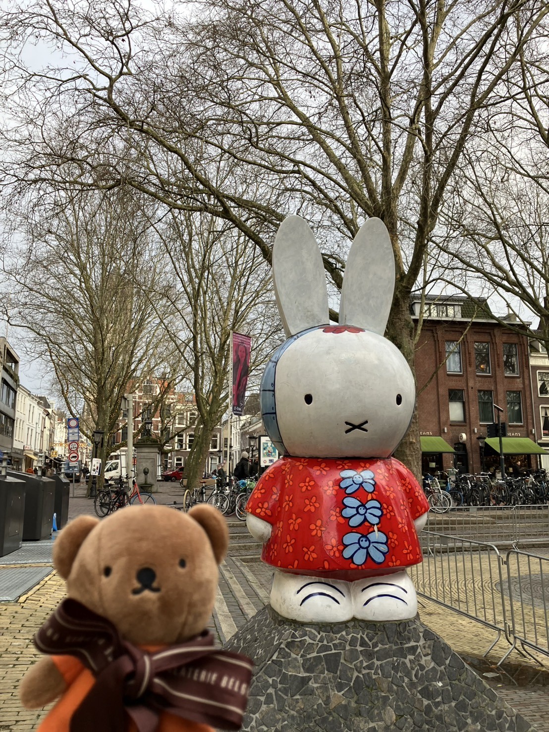 街のあちこちにミッフィーが