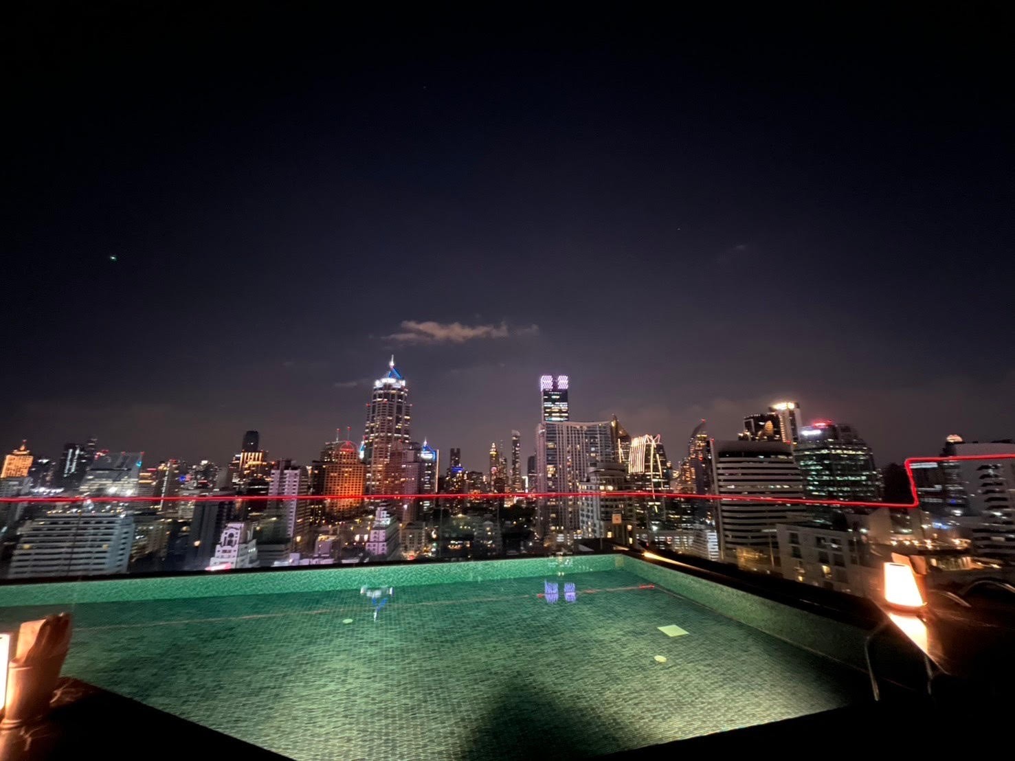 バンコクのルーフトップバーからの景色