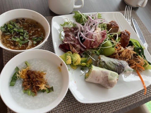 ハイアンビーチホテルアンドスパでの朝食