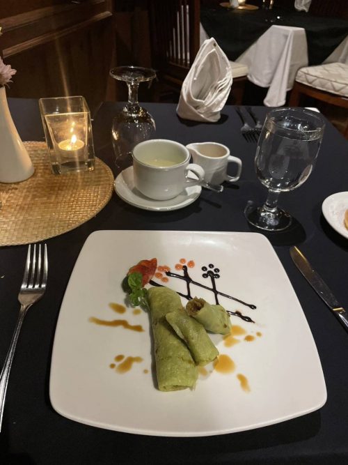 ココナッツのクレープ