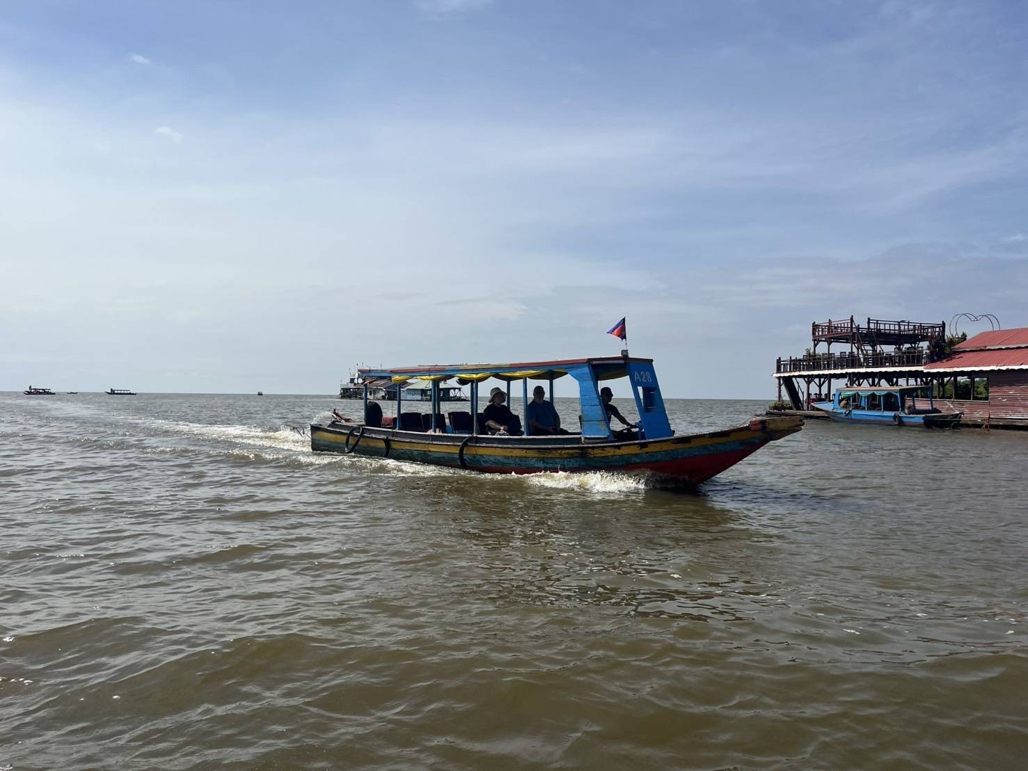 水上集落も見学