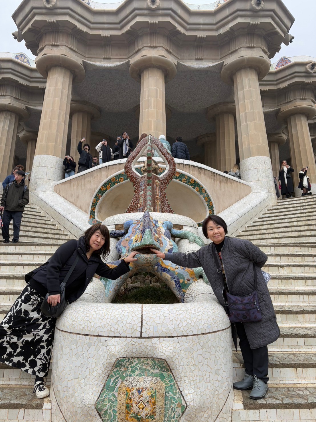 グエル公園にて