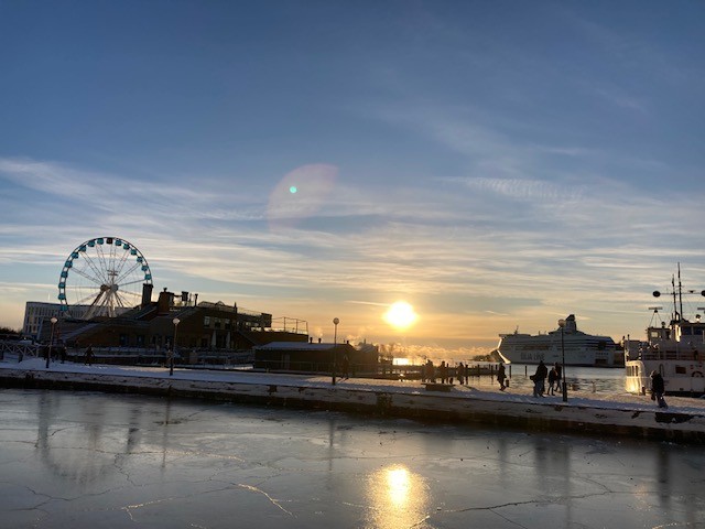 港に出てみました