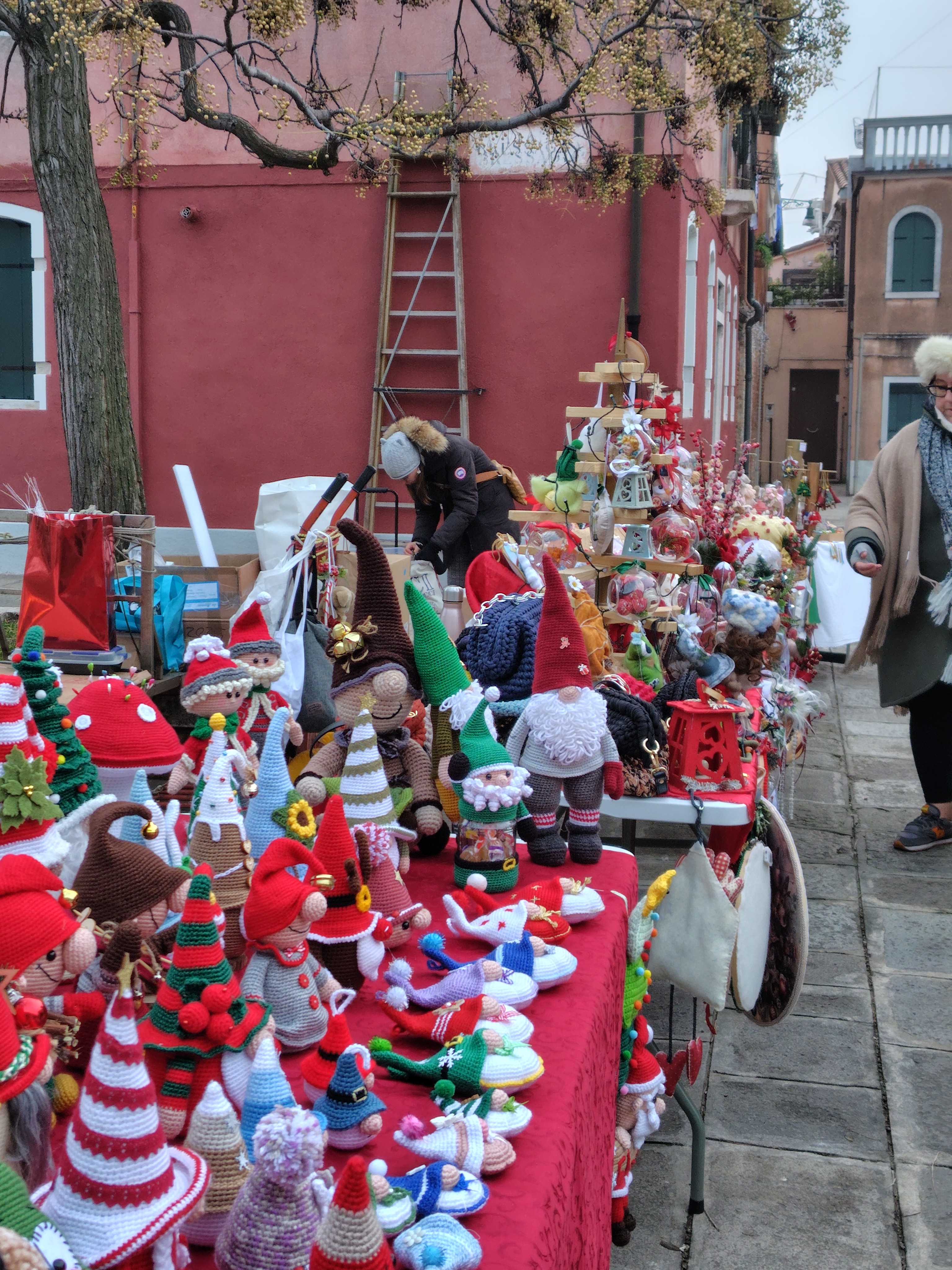 ムラーノ島 ローカルクリスマスマーケット