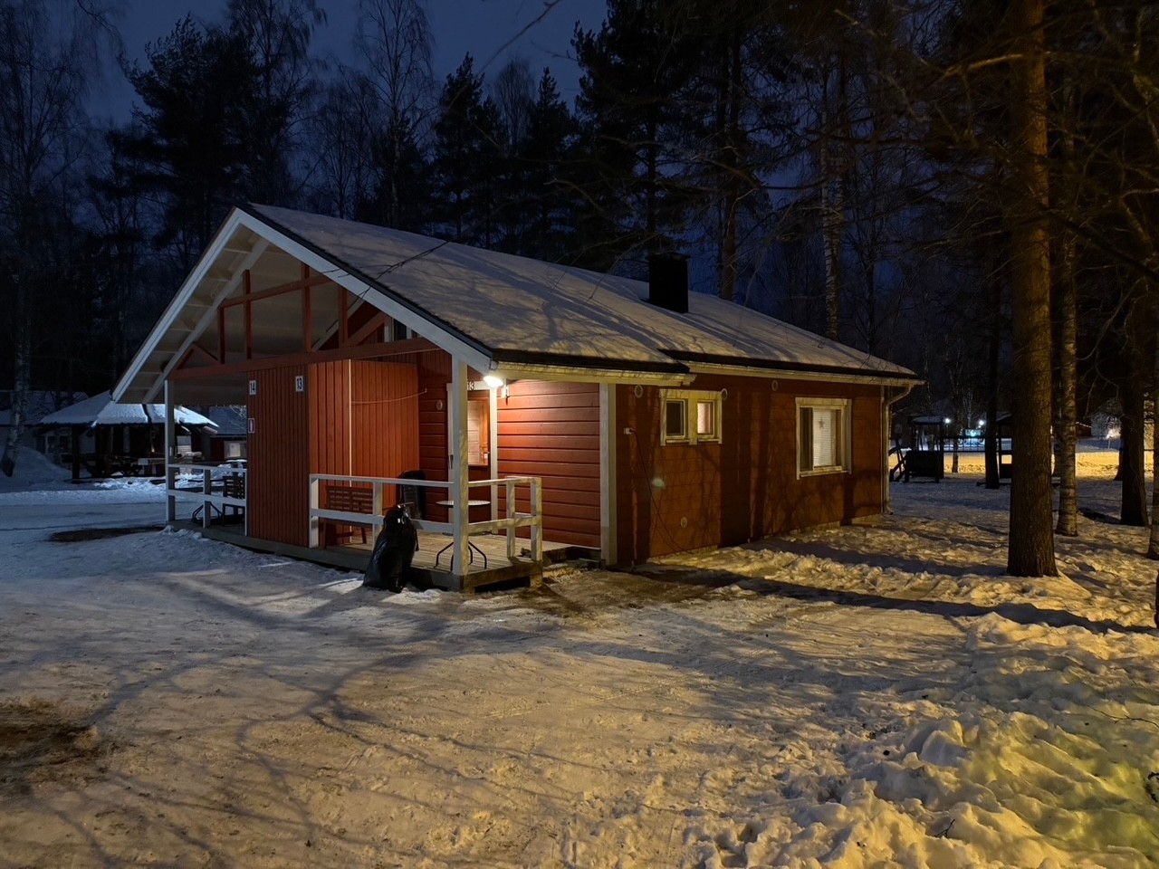 宿泊したコテージ