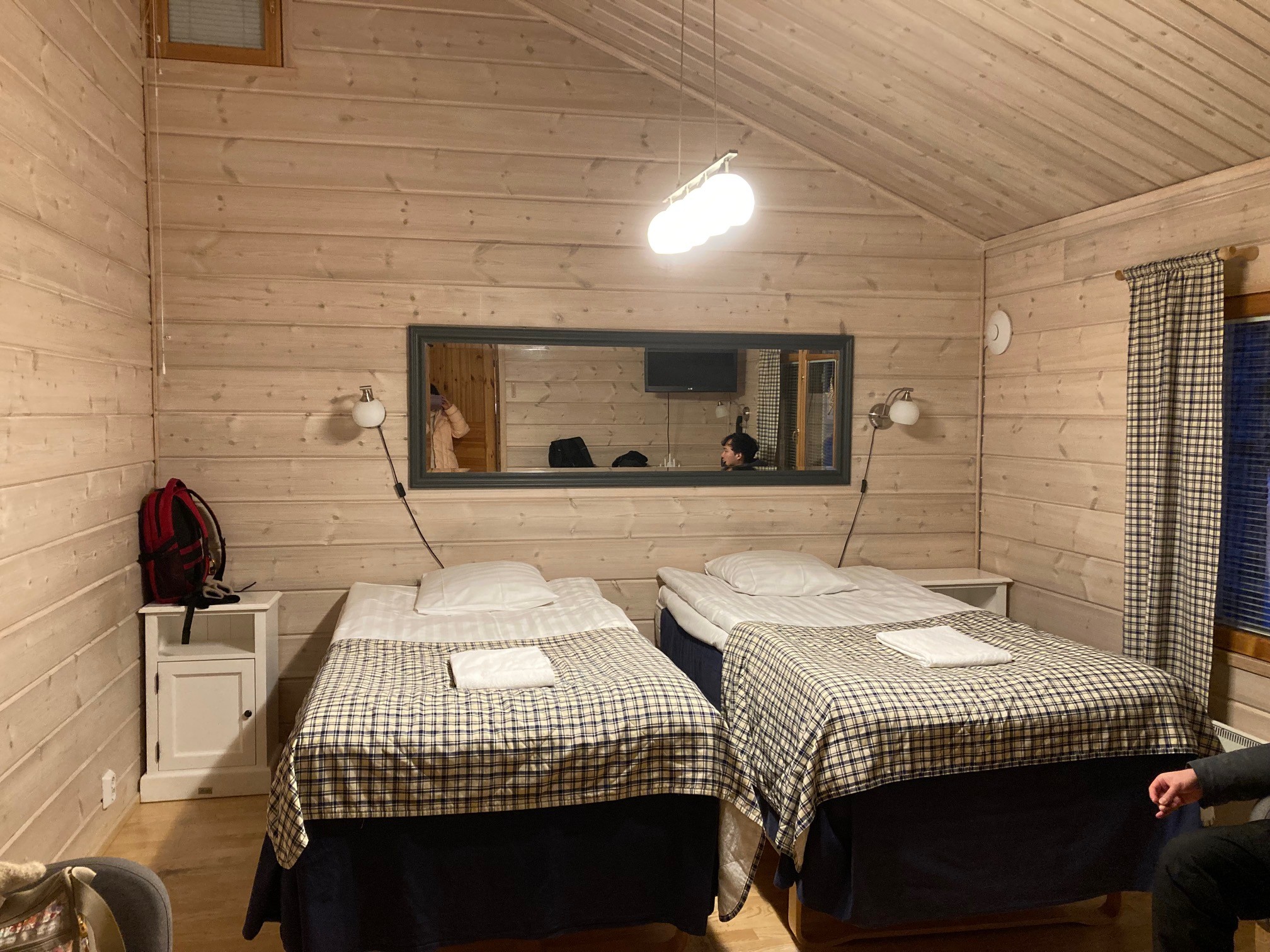 宿泊したコテージ