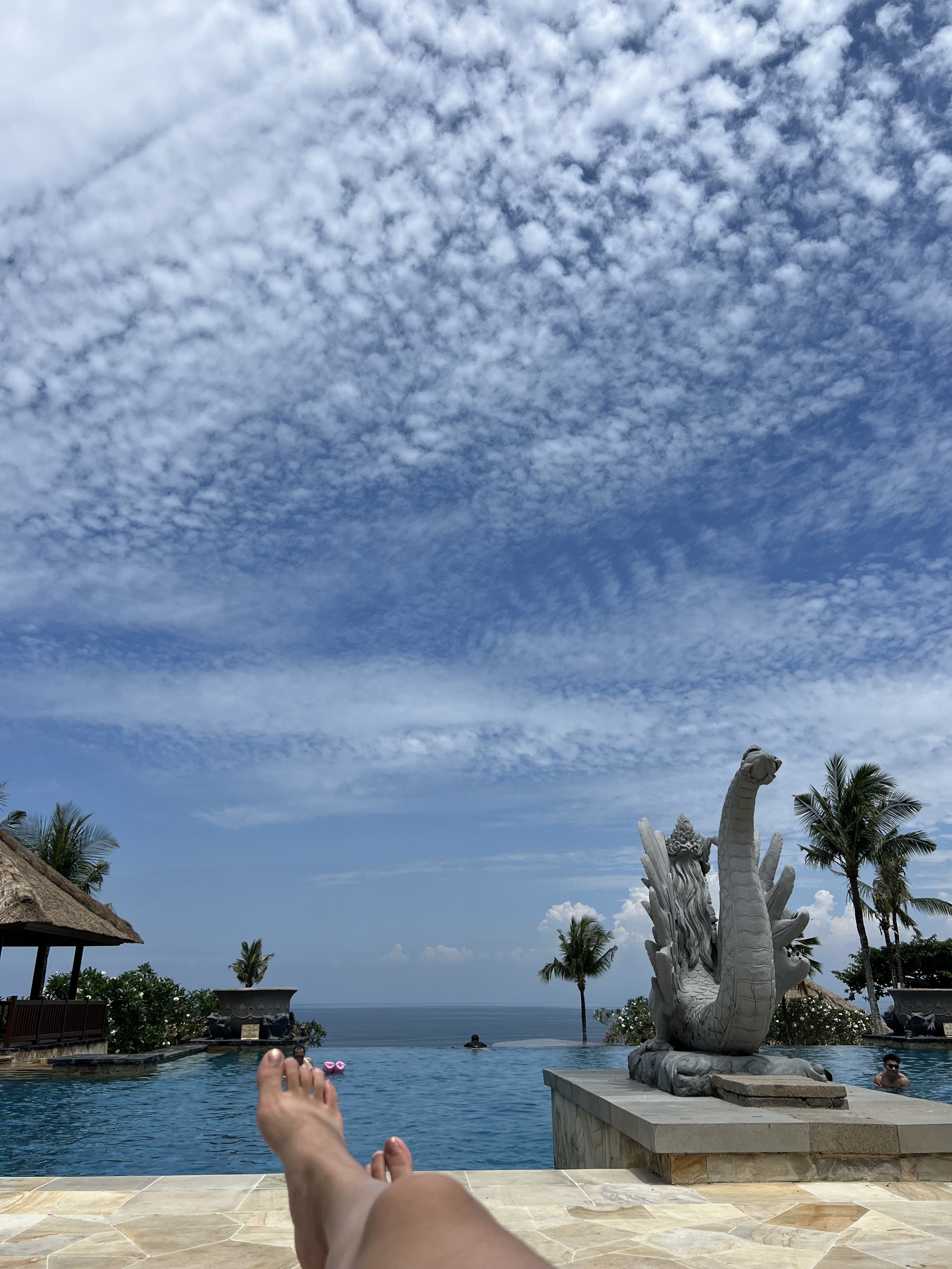 最後にプールを満喫