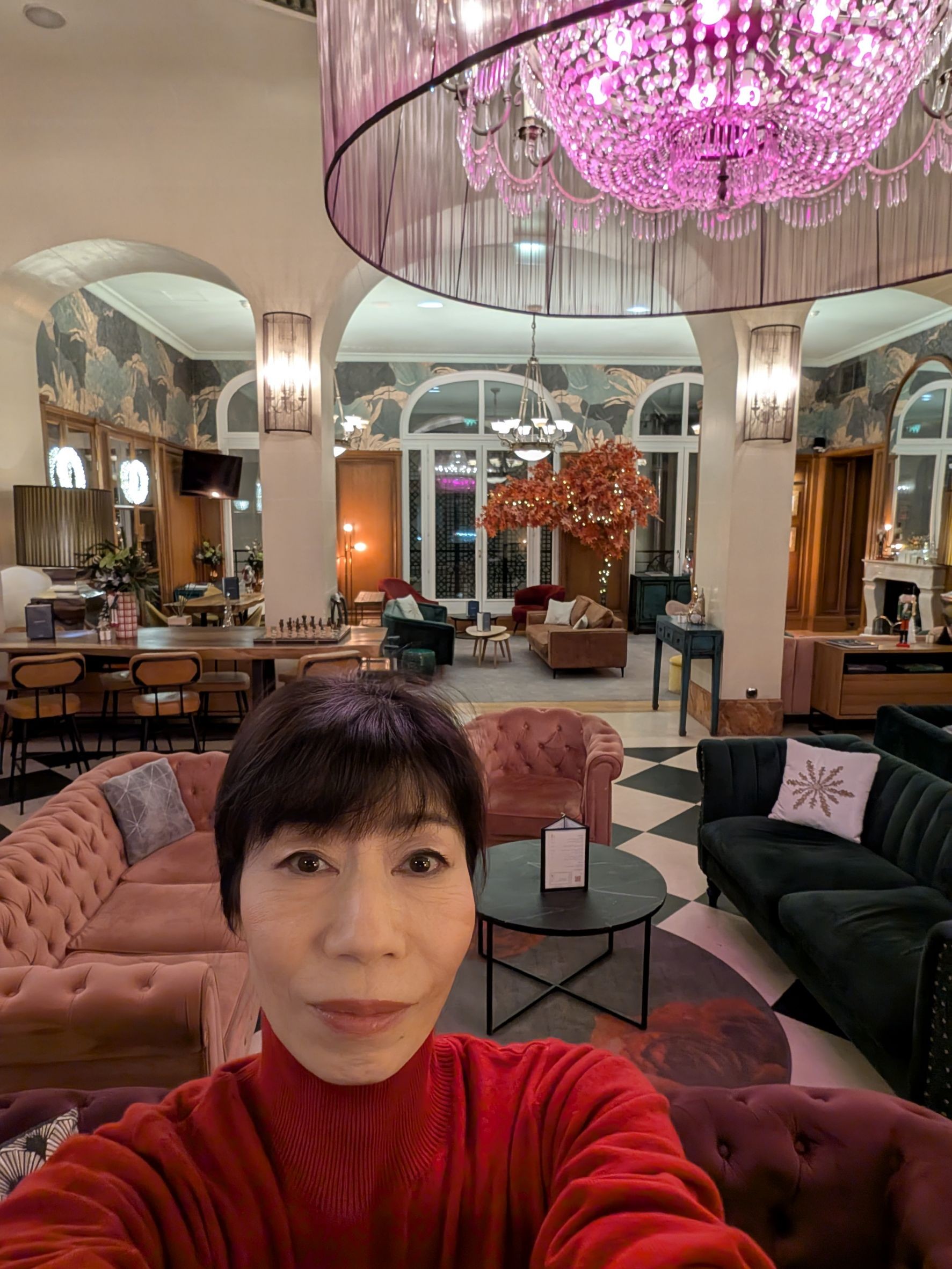 ホテルのラウンジ