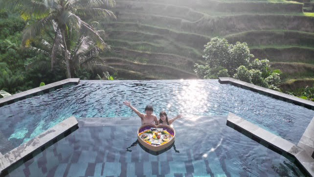 ドローン撮影もしてもらいました