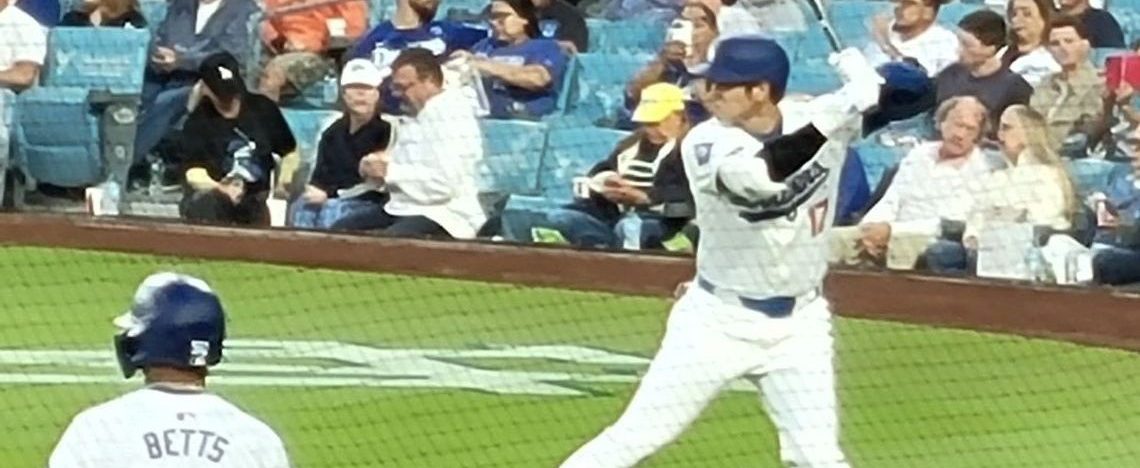 ドジャースタジアムにてドジャース戦観戦！