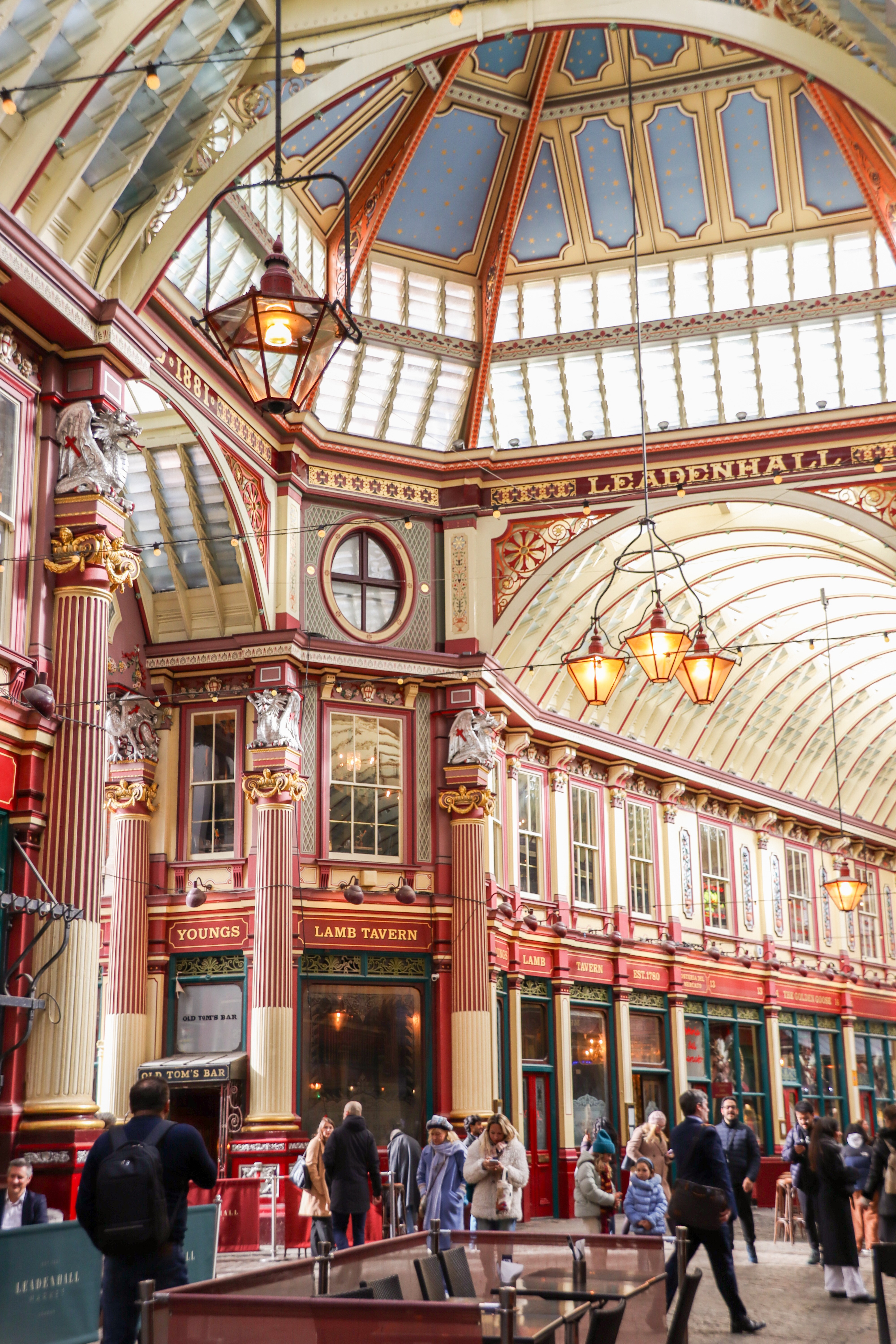 ロンドン市内のレドンホールマーケット