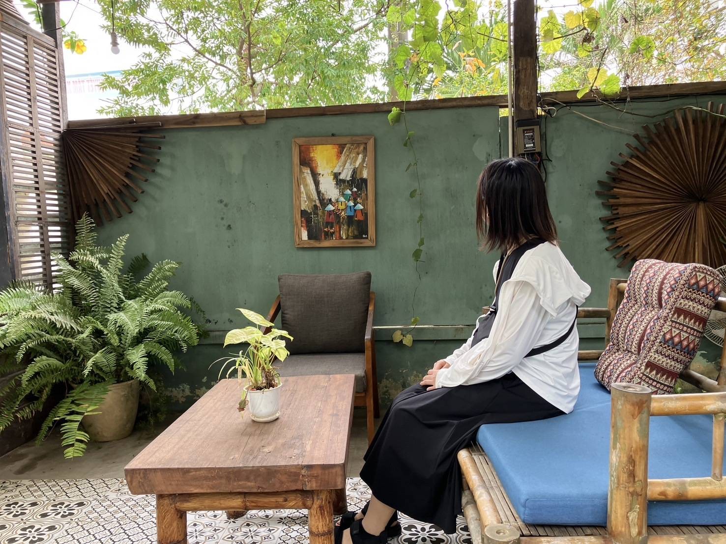 ベトナムらしいカフェで