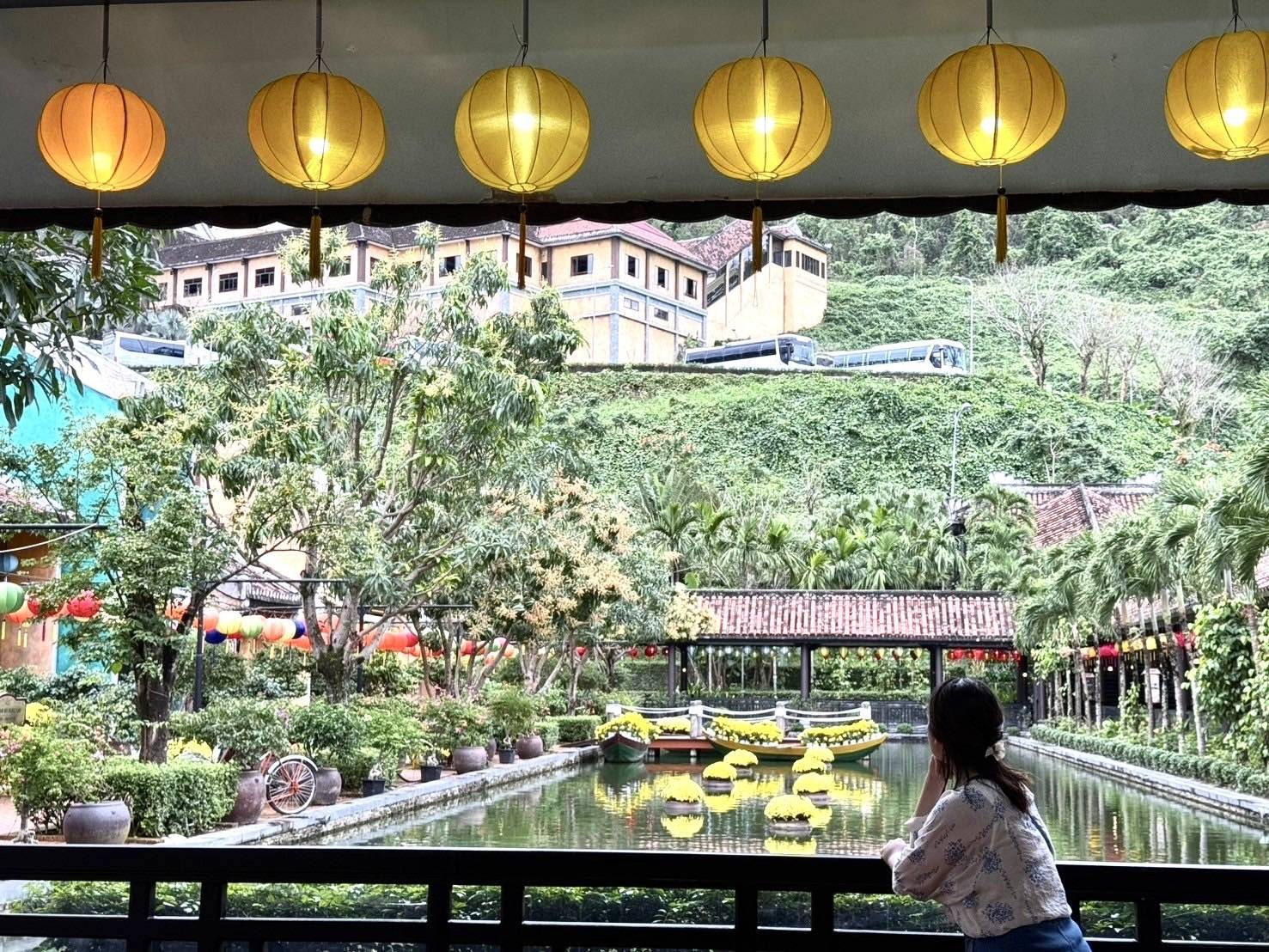 ベトナムらしい風情が楽しめる建物