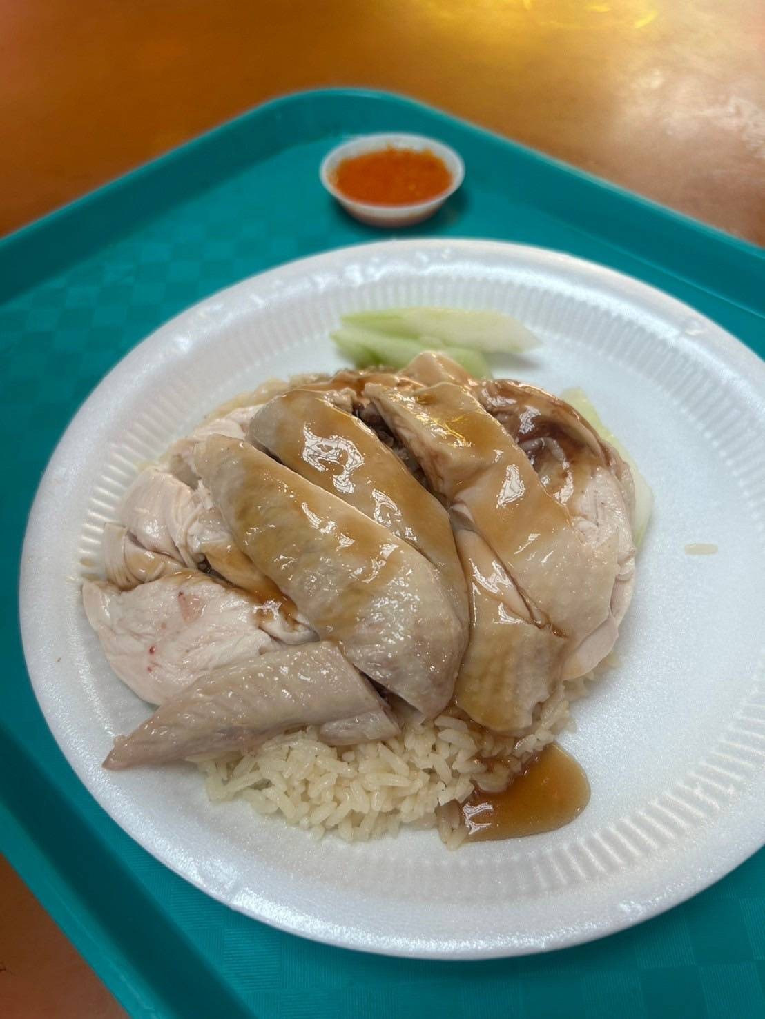 天天海南鶏飯のチキンライス