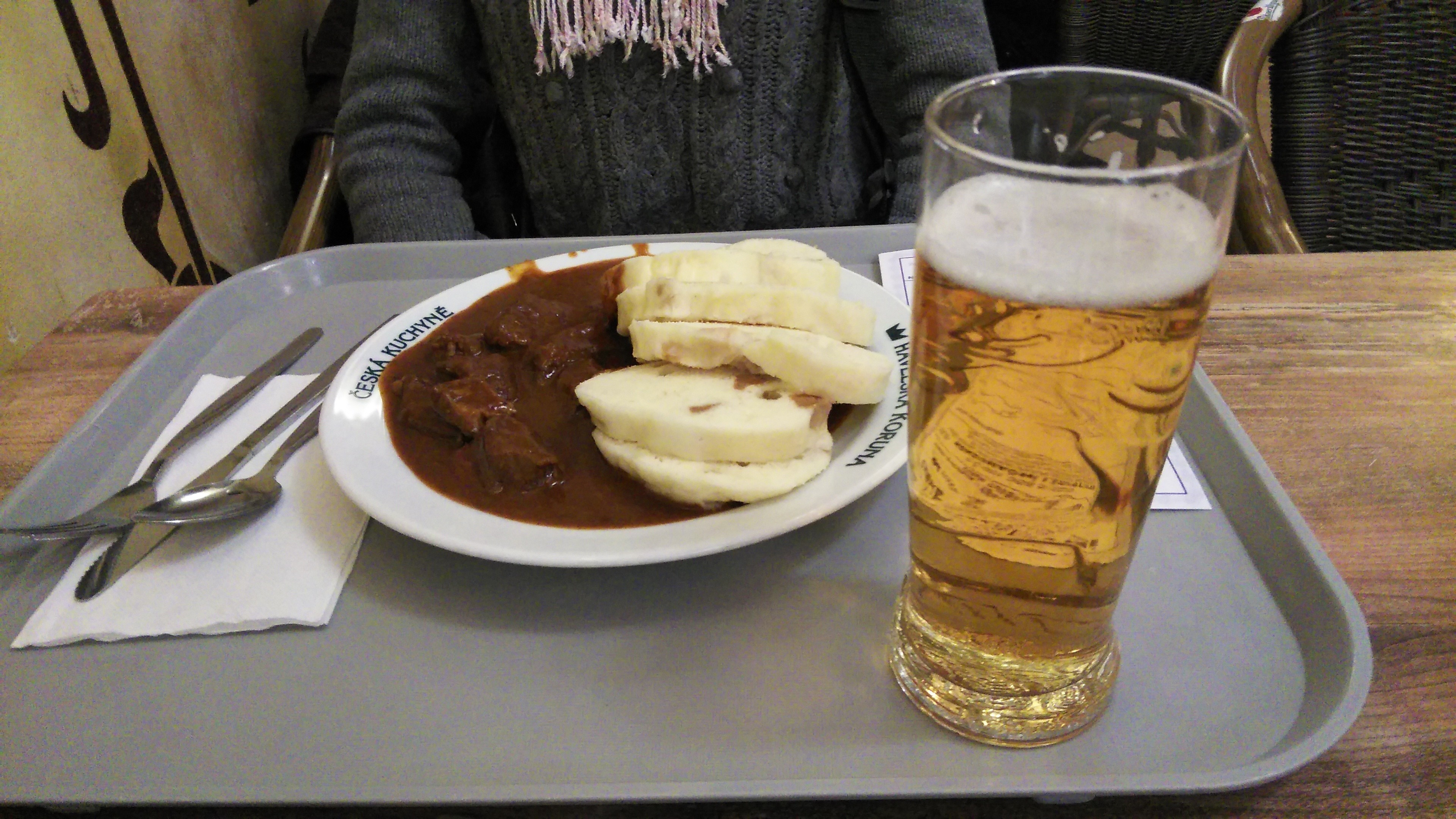 チェコの伝統的なグラーシュ