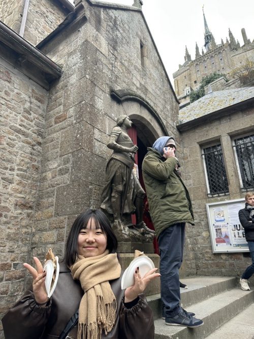 名物ガレットをいただきながら