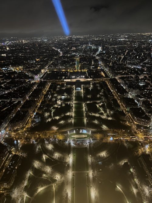 エッフェル塔 上からの景色！