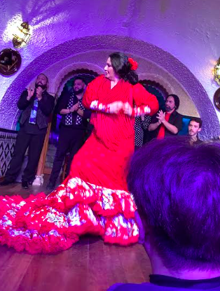 迫力満点のタップ