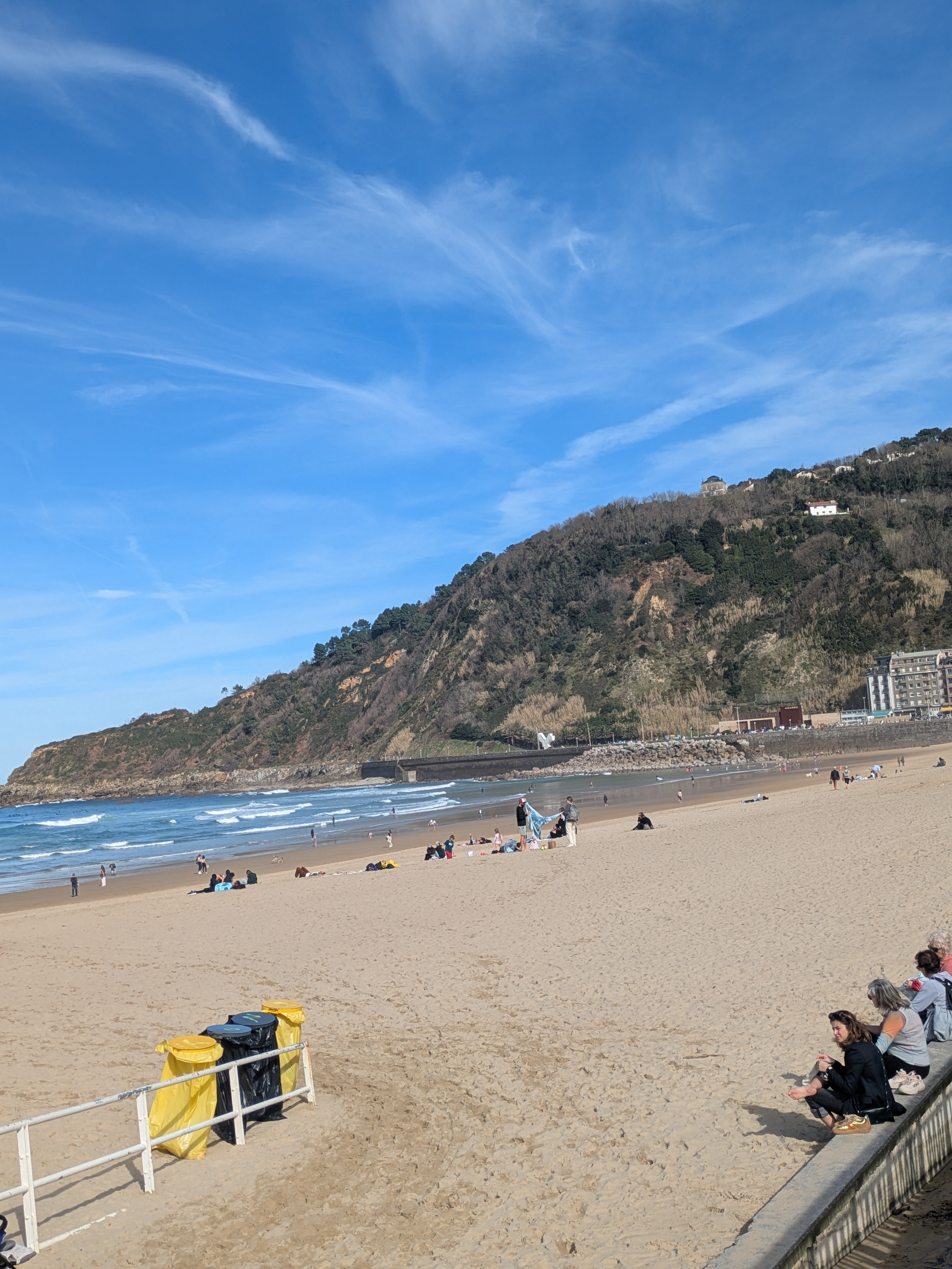 サンセバスチャンのビーチ