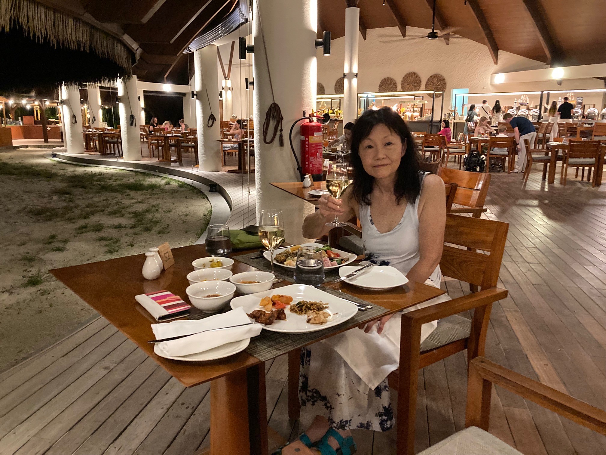 ビュッフェディナーをいただきました