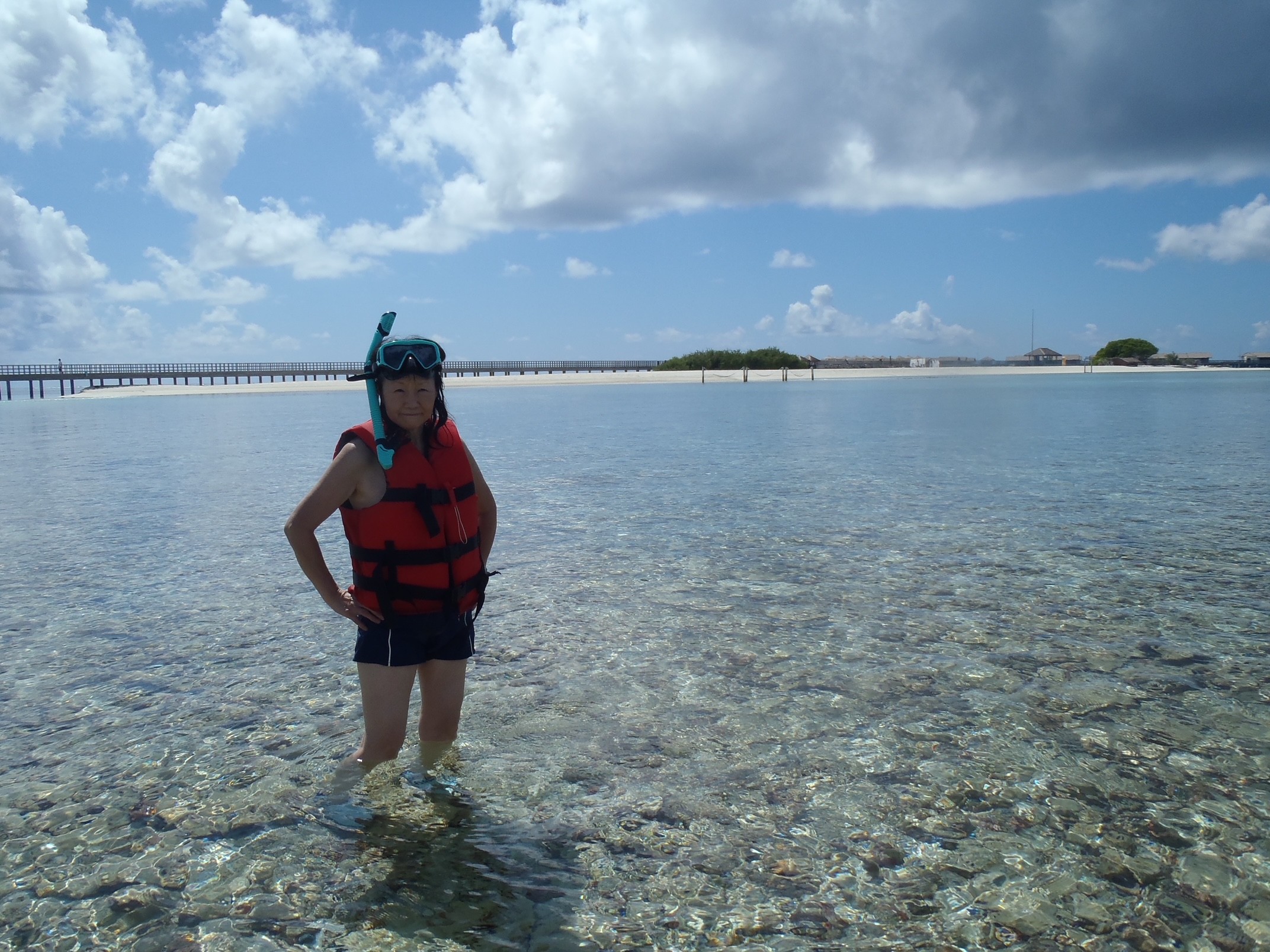 コテージから海へいつでも入れます！