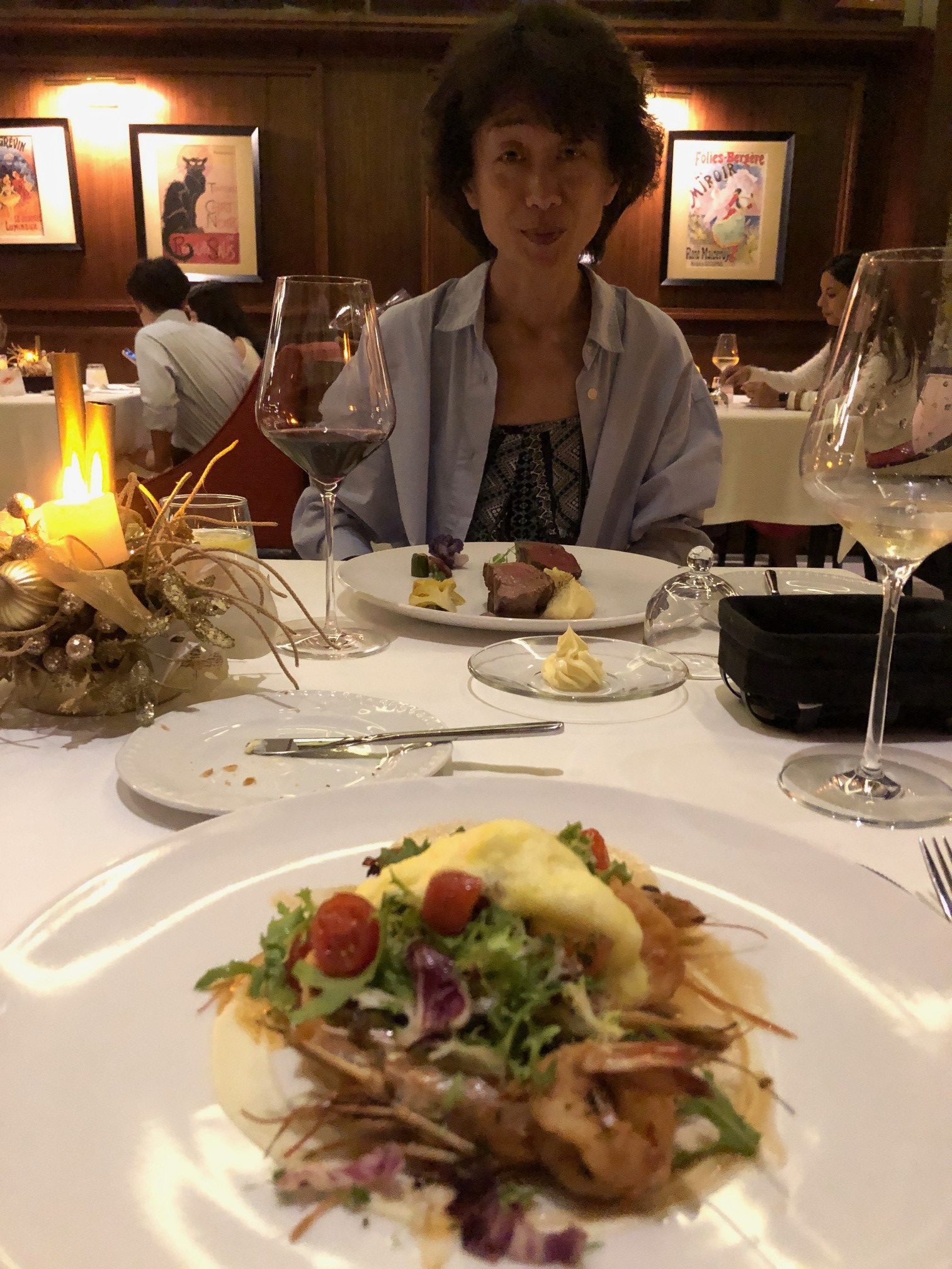 ホテル館内のフレンチレストラン「The Bastille」