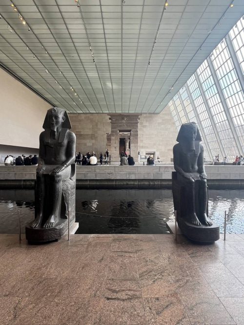 印象的だったエジプトの神殿の展示