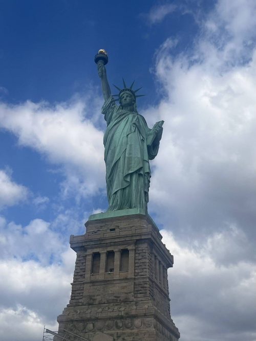 自由の女神が眼前に！