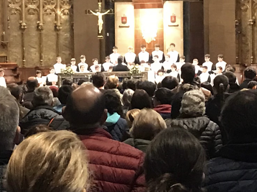 少年聖歌隊の合唱