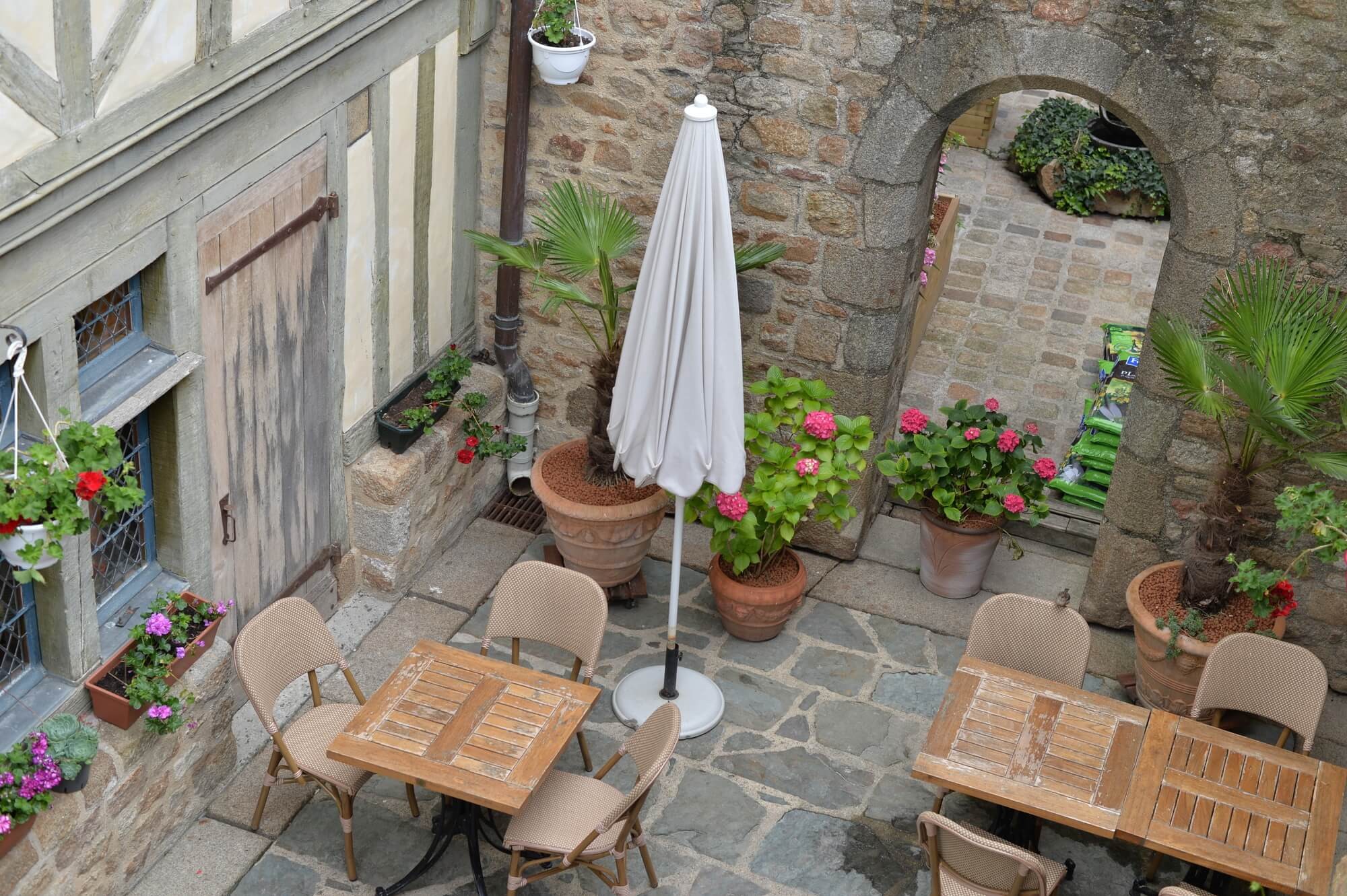 モンサンミッシェルのレストラン