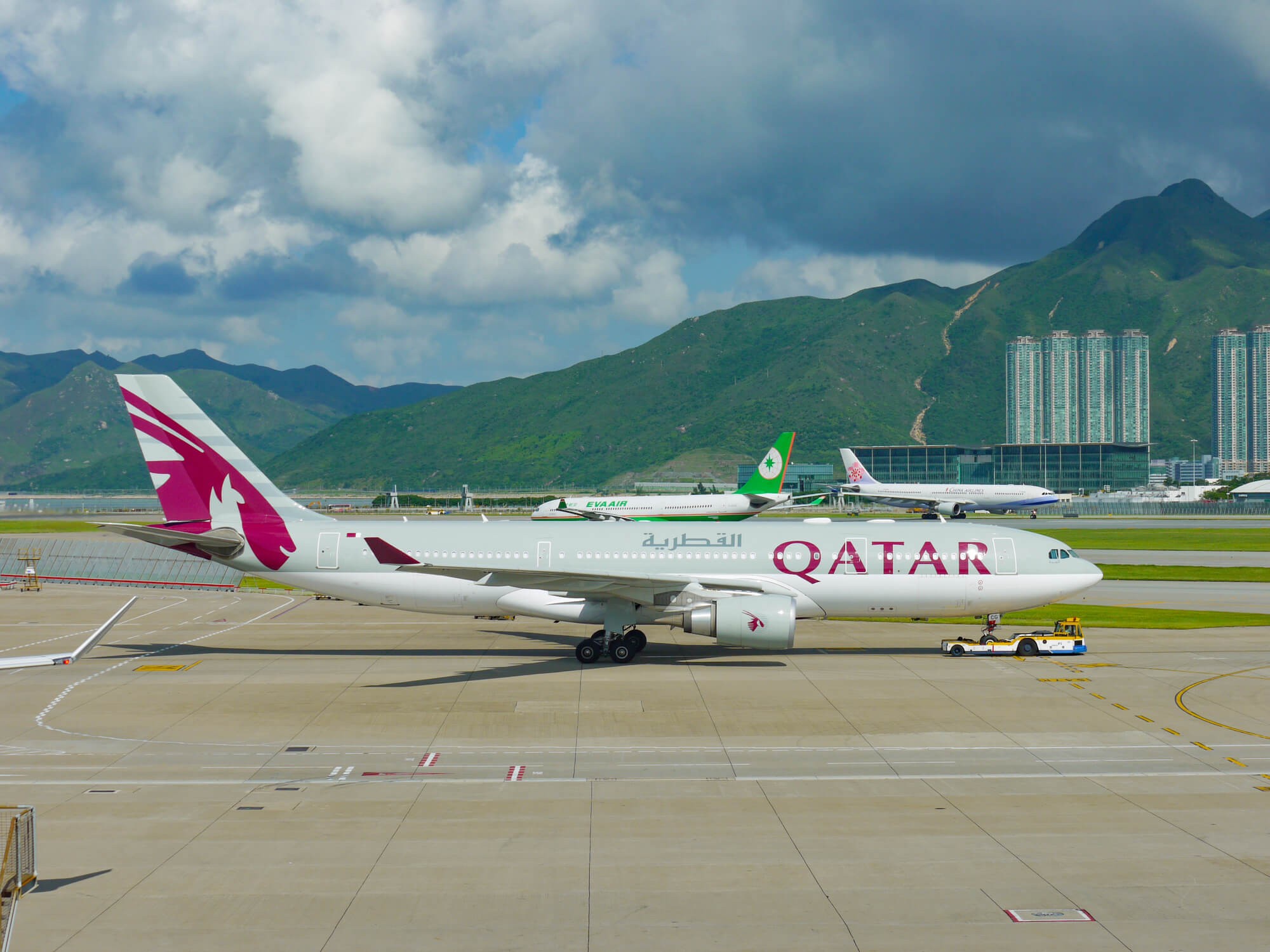 バルセロナ行きの飛行機