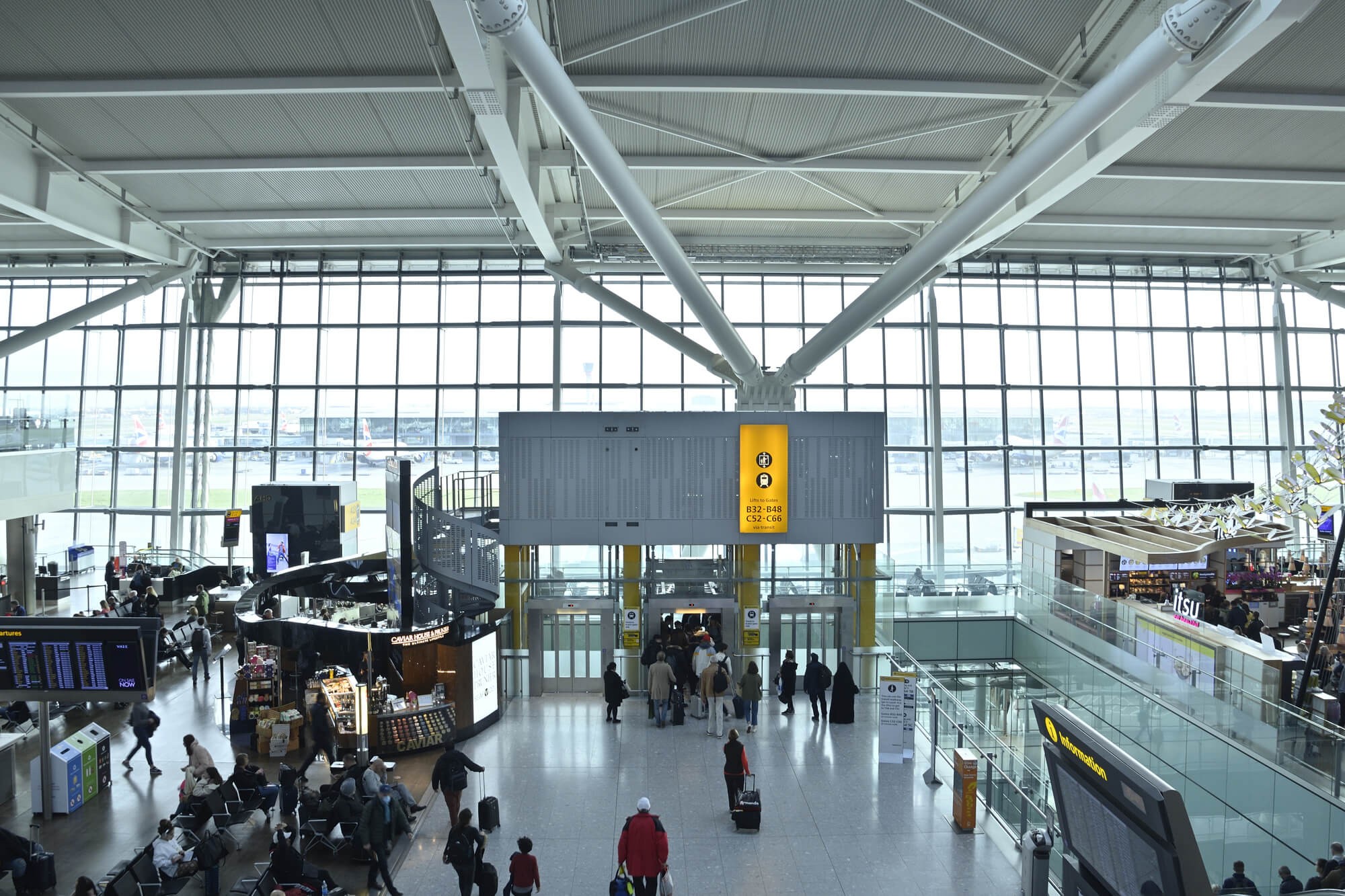 ヒースロー空港の景色