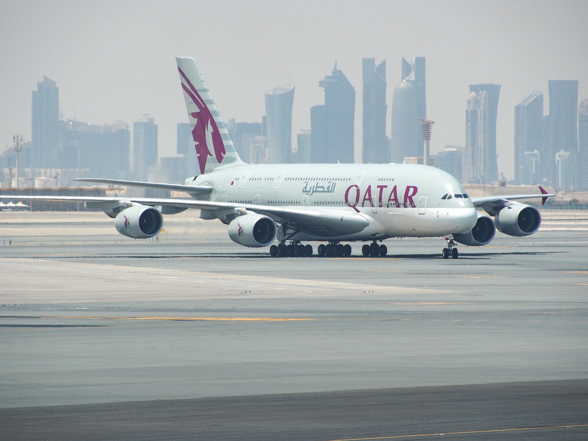 カタール航空の飛行機