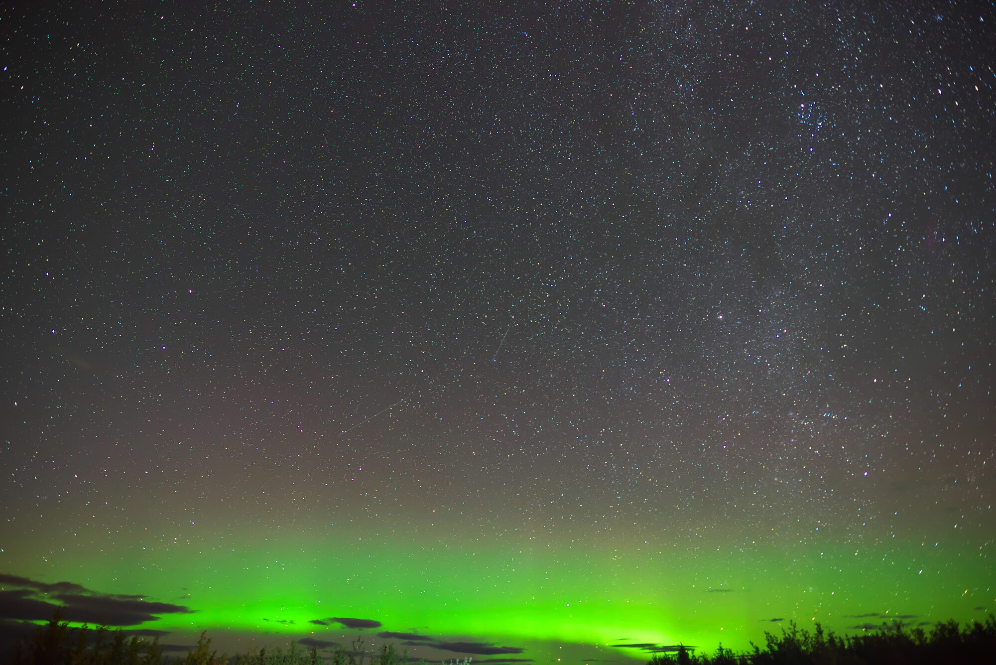 カナダ・ホワイトホースのオーロラ