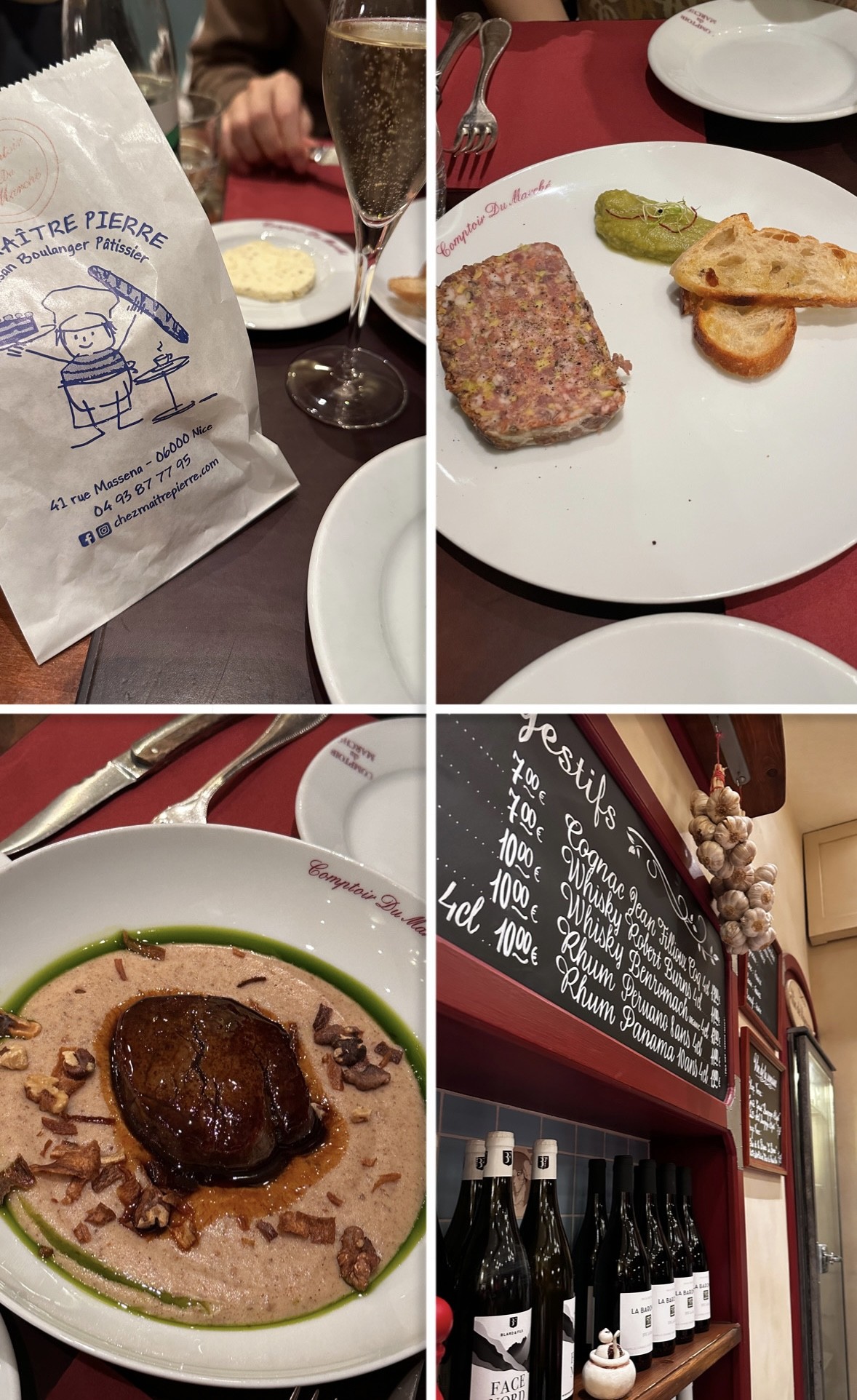 レストラン「Le Comptoir du Marche」