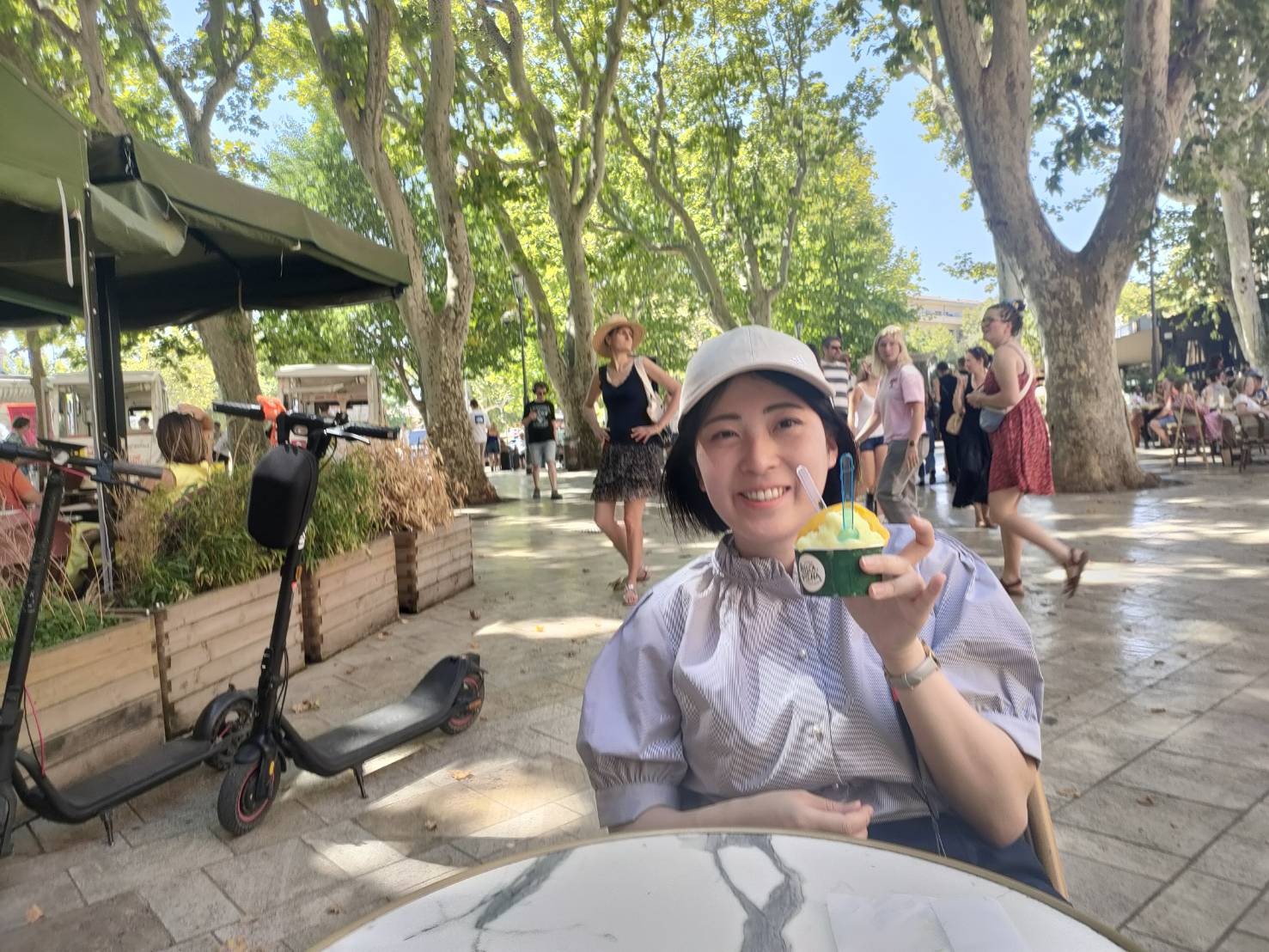 天気にも恵まれ、綺麗なエクサンプロヴァンスの街を満喫しました