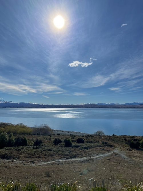 空と水の色彩が綺麗だったカプキ湖