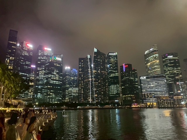 シンガポールの夜景