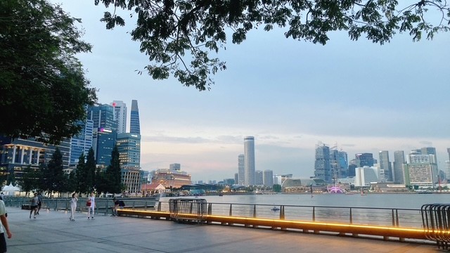 シンガポールの街並み