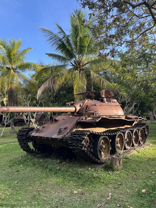 カンボジア戦争博物館での1枚