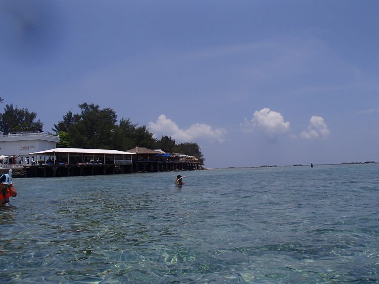 タートルポイントよりビーチを望む